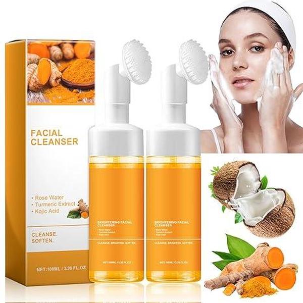 Turmeric Brightening Facial SkincareCleanser,Comfort Deep CleansingHydrating FacialCleanser, Oily Skin,Gir Shower Products FacialCleansersFacial Cleansing Facial Wash