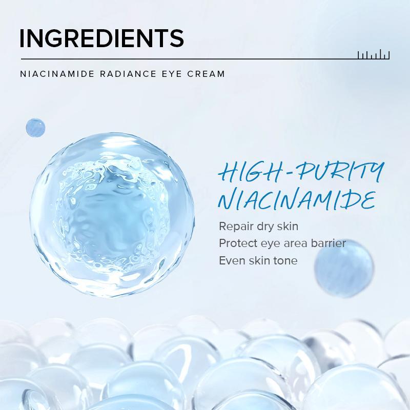 Firming Eye Creams, 3 Counts Niacinamide Radiant Eye Cream, Moisturizing Eye Creams, For Reducing The Look Of Age Spots, Christmas, Christmas Gift