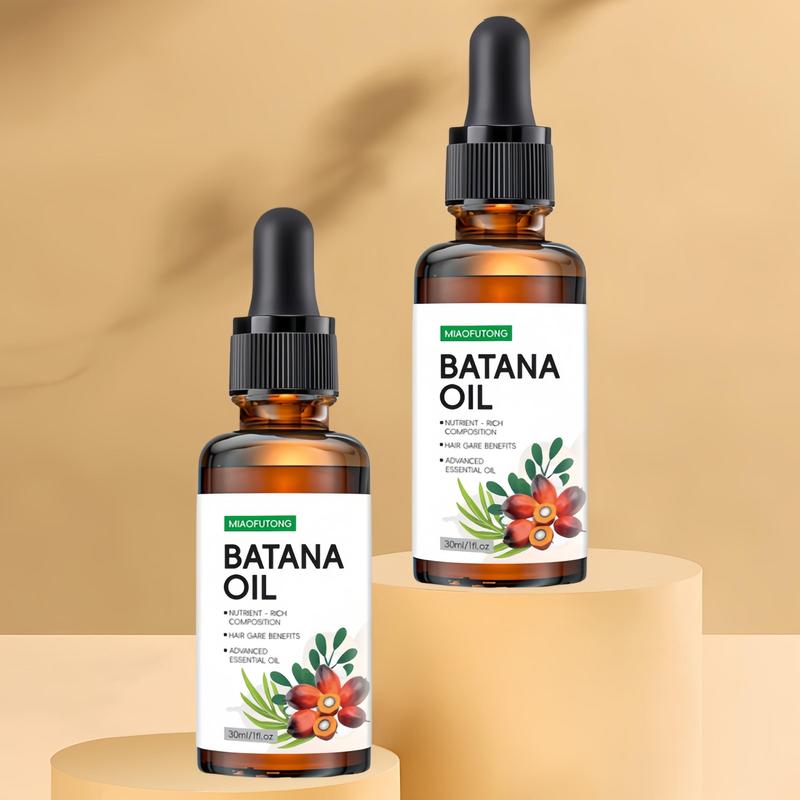 Batana Oil Hair Care Serum, 2 Counts Nourish Scalp & Detox for Strong & Healthy Hair, Hair Care Products for Women & Men