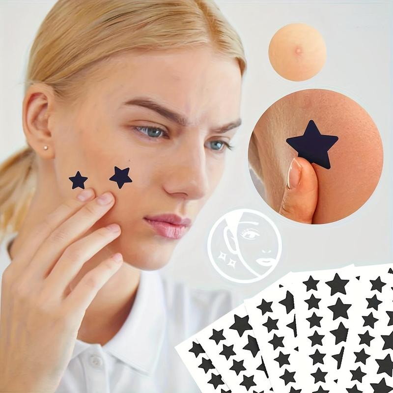 Star Shaped Waterproof And Skin-gentle Cover Patches, Hydrocolloid Cleaning Patches For Acne-prone Skin