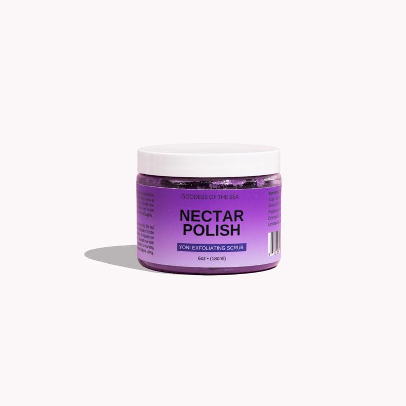 Nectar Polish Bikini Scrub | Natural & Gentle Exfoliation for Bikini & Sensitive Areas Body Care Exfoliant