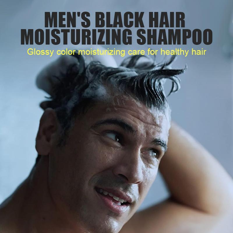 3 In 1 Black Hair Shampoo, 100ml Moisturizing Hair Care Shampoo, Hair Care & Styling Product for Men