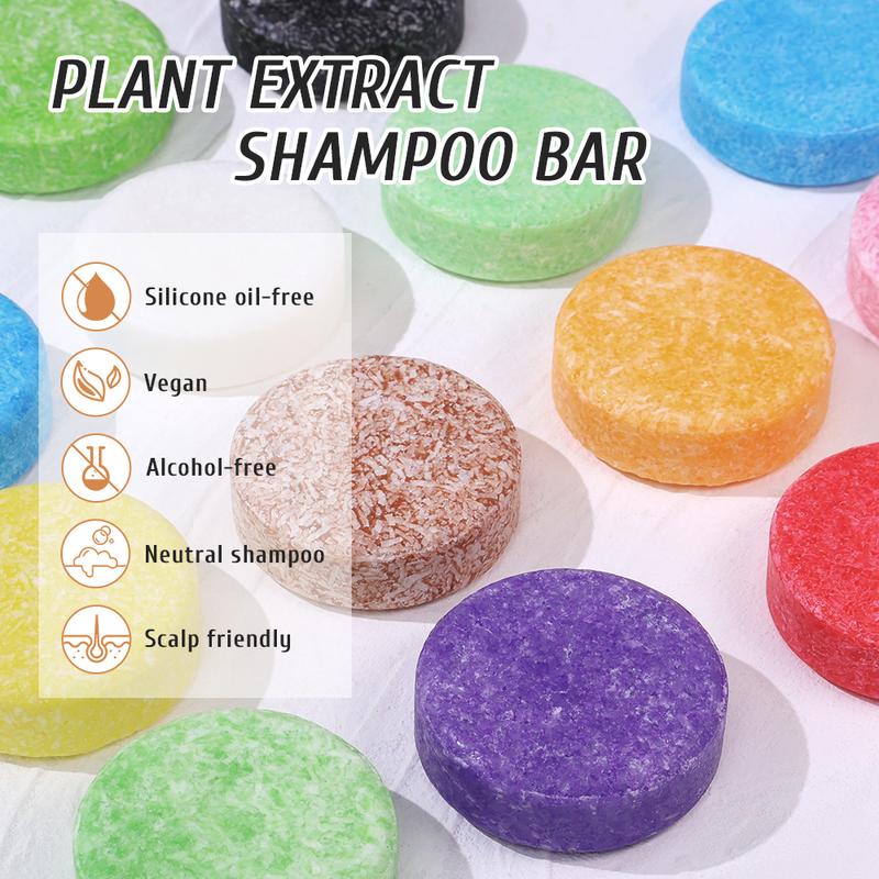 Shampoo bar for scalp cleansing, milk rose hair shampoo Conditioner Haircare Calcium Charcoal Green Tea Jasmine