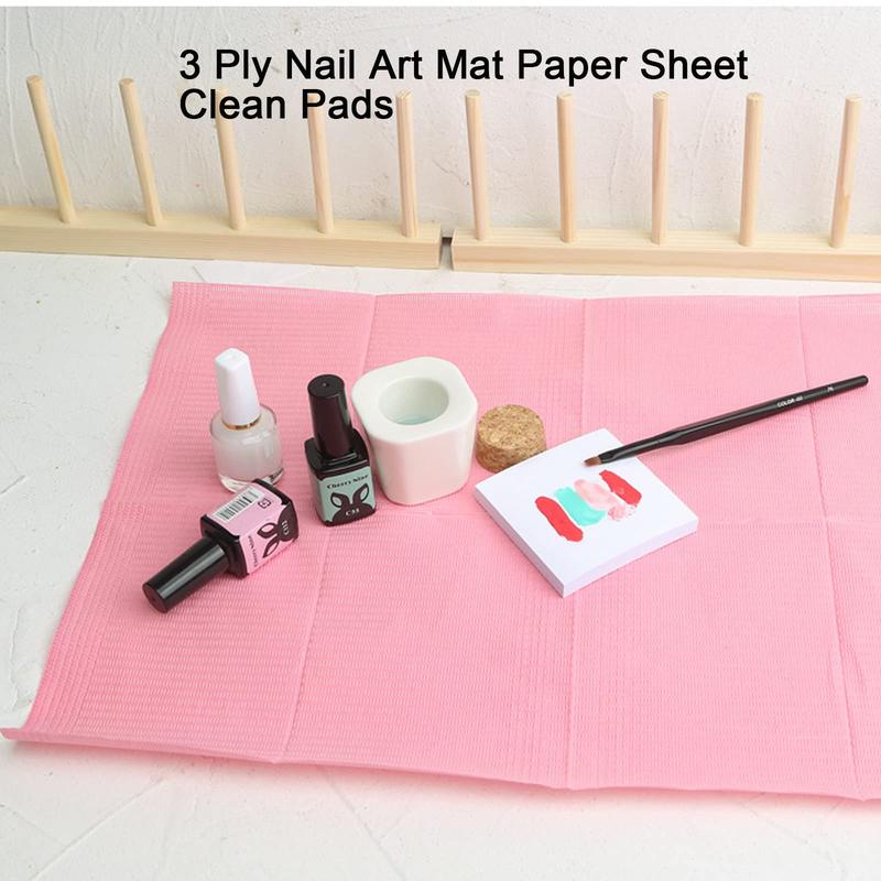 50 125 PCS Disposable Nail Art Table Towels Mat 13