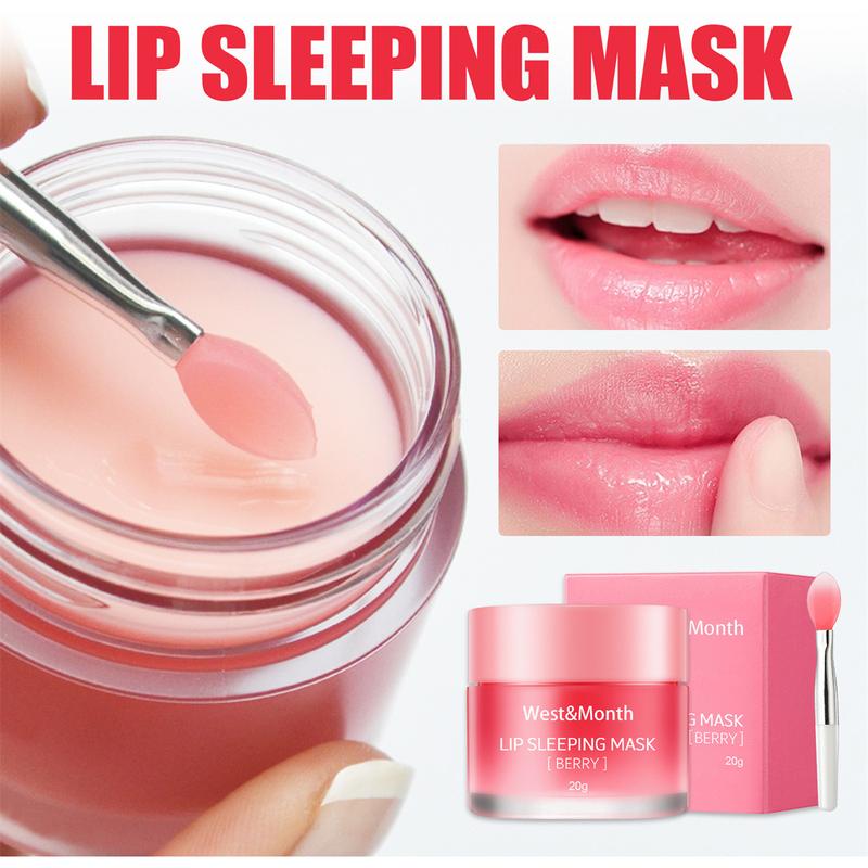 West&Month Night Repair Jelly Lip Mask 20g Lip Peeling Moisturizing Lip Line Lightening Lip Balm Moisture Skincare