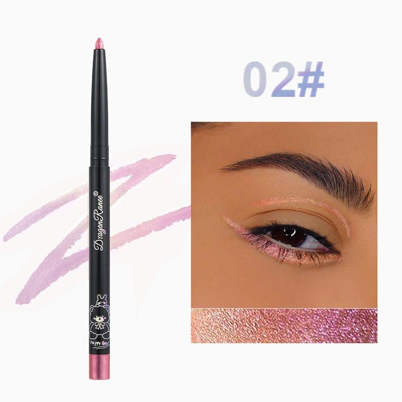 Glitter Eyeliner Pencil, 1 Count Waterproof Long Lasting Eye Shadow Stick for Women, Beauty & Personal Care Product for Women & Girls