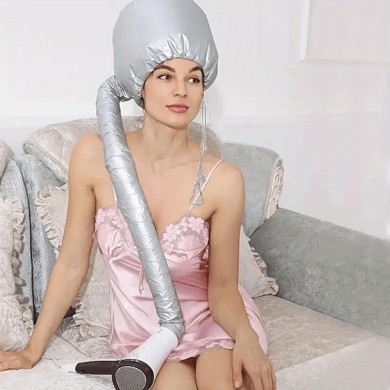 Portable Hair Dryer Hood Attachment, 1 Set Lightweight Hair Dryer Cap, Heatless Styling Tool For All Hair Types