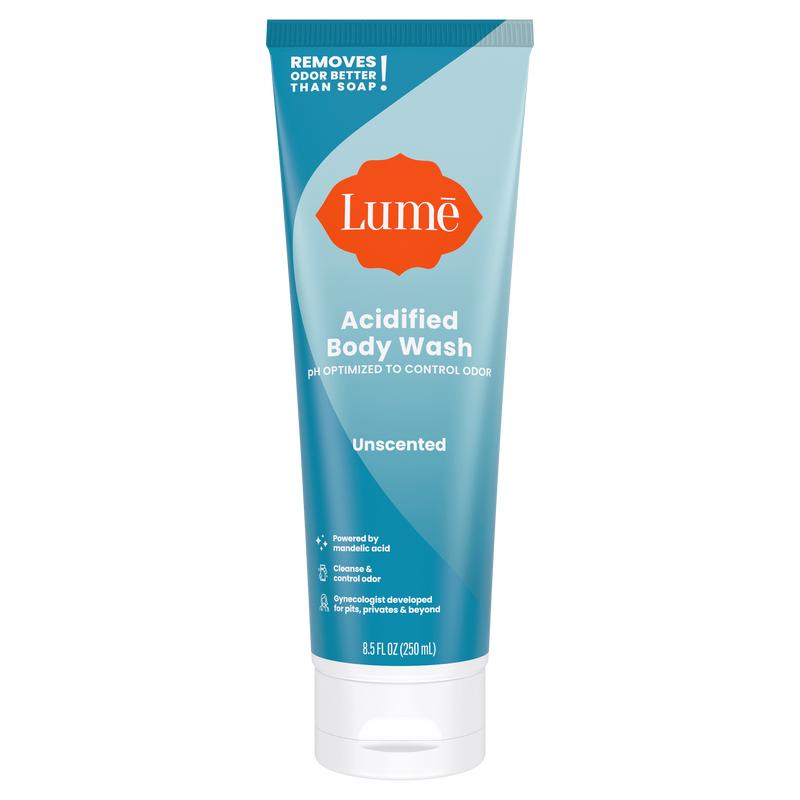 Lume Acidified Body Wash - Removes Odor Better Than Soap