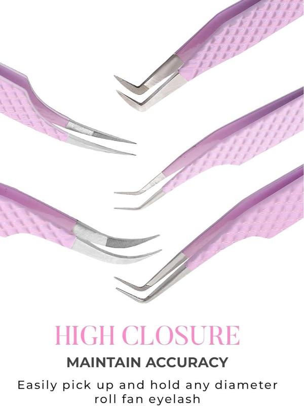 Fiber Tip Lash Tweezers For Eyelash Extension Tweezers Professional