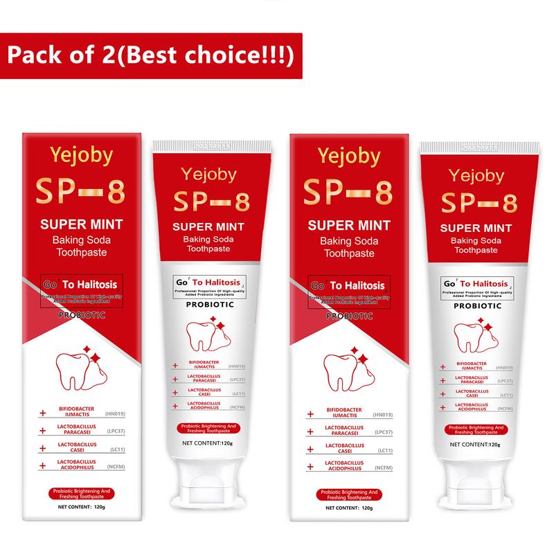 [Upgraded Version] SP-8 Toothpaste  Oral Health Management, Fresh Breath Oral Clinic’s 10-Year Development: The Ultimate Bad Breath Fighter and Teeth Whitening Solution Effect is better than SP-6 and SP-7,SP-8 SP-6 SP-4 sp-8 sp-6 sp-4 sp8 sp6 sp4