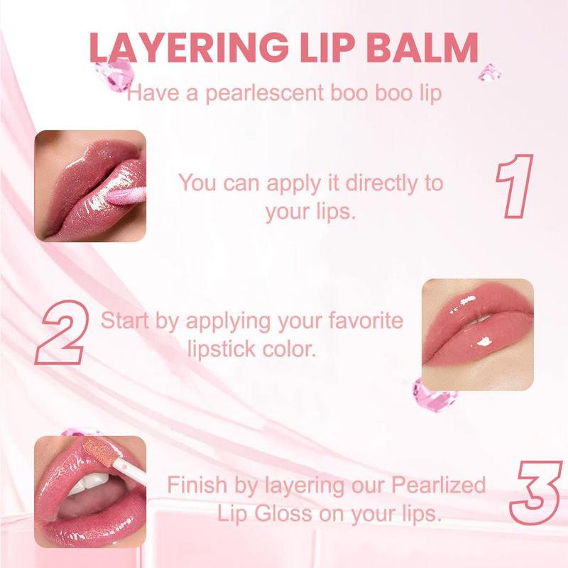 Long-lasting Lip Gloss, 1 Count Moisturizing Lip Glaze, Glossy Lip Glaze Stick, Plumping Lip Oil Lip Stick for Girls & Women