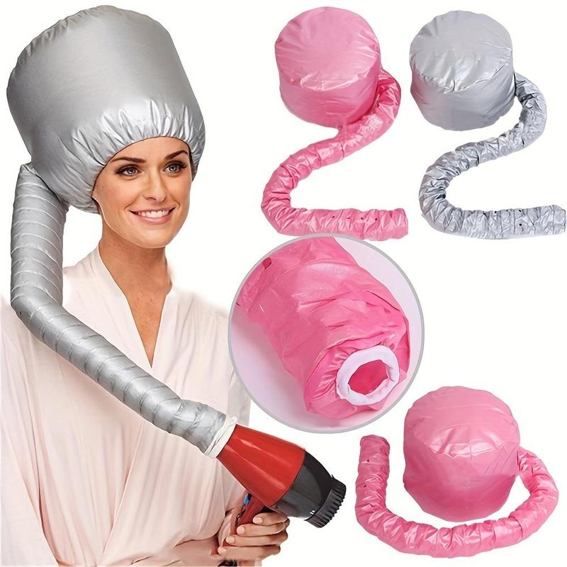 Portable Hair Dryer Hood Attachment, 1 Set Lightweight Hair Dryer Cap, Heatless Styling Tool For All Hair Types