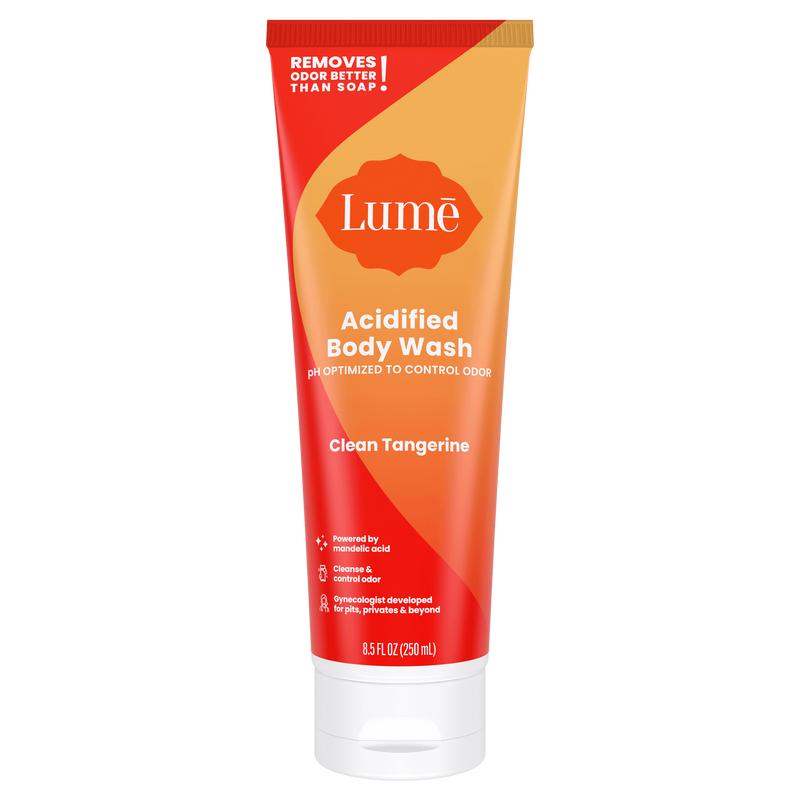 Lume Acidified Body Wash - Removes Odor Better Than Soap