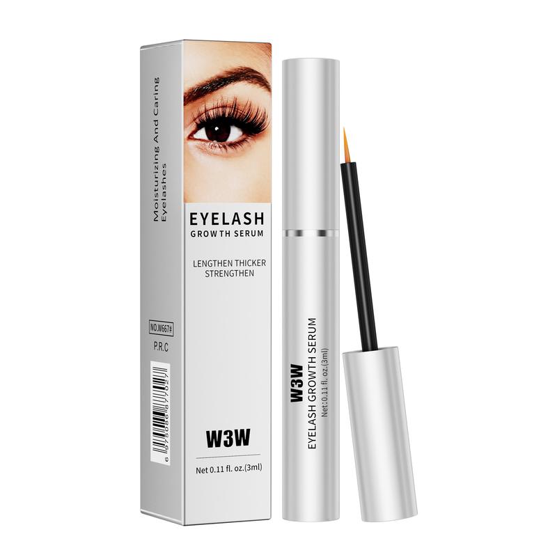 W3W Lash Serum, Eyelash Enhancer Growth Serum, Eyelash Serum, Lash Serum for Eyelash Enhance, Boost Lash Growth Serum, Gentle Formula for Longer, Fuller, and Thicker Lashes, 3ml