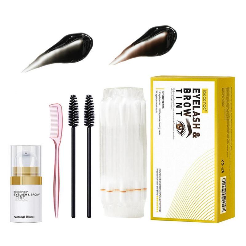 Eyebrow Dye Kit, 1 Set Long Lasting Waterproof Eyebrow Tint Kit with Accessories, Professional Eyebrow Makeup Tool for Women