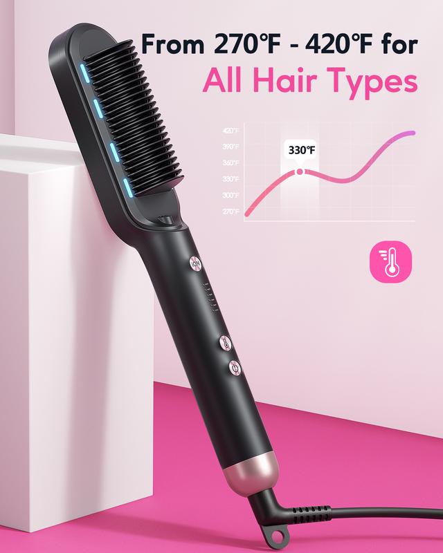 Wavytalk Negative Ion Fast Drying Hair Dryer and Hair Straightening Brush Set