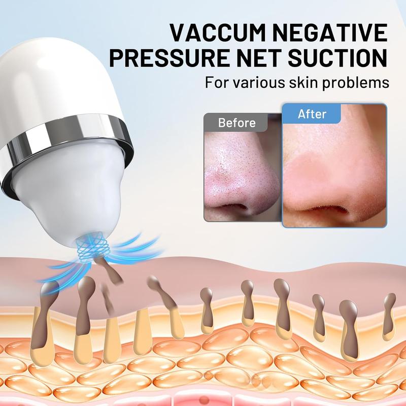 Visual Blackhead Meter Blackhead Remover Vacuum, Black Head Remover for Face with Camera, Pore Vacuum for Men and Women