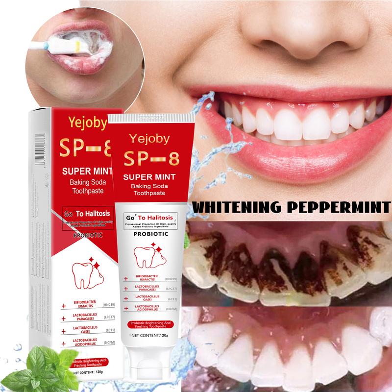 [Upgraded Version] SP-8 Toothpaste  Oral Health Management, Fresh Breath Oral Clinic’s 10-Year Development: The Ultimate Bad Breath Fighter and Teeth Whitening Solution Effect is better than SP-6 and SP-7,SP-8 SP-6 SP-4 sp-8 sp-6 sp-4 sp8 sp6 sp4