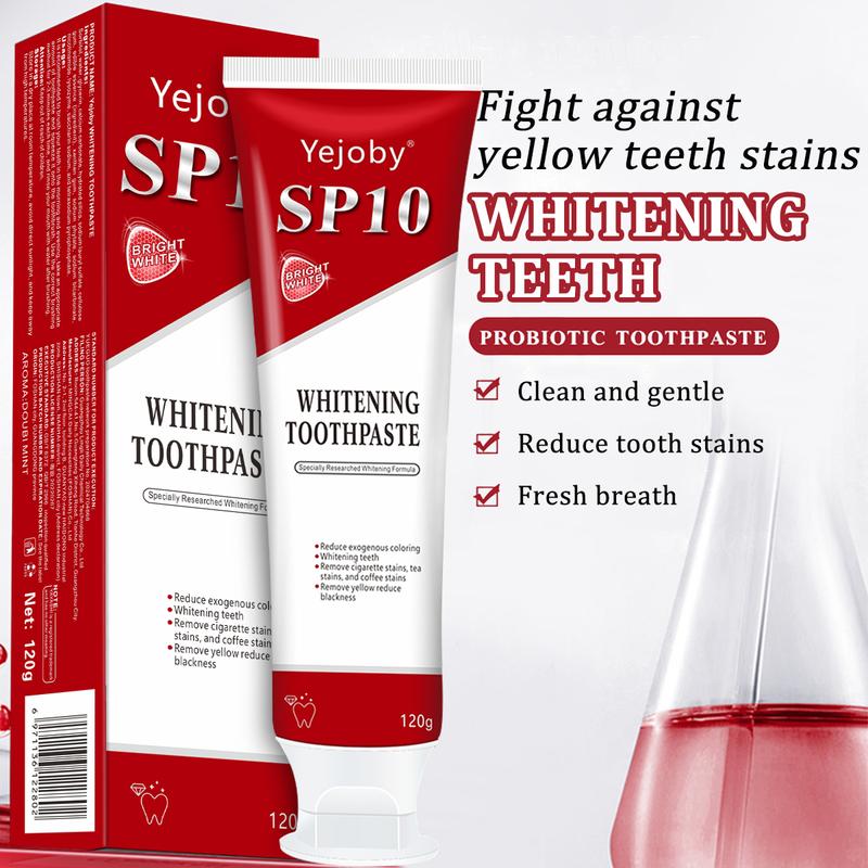 [Upgraded Version] Sp10 Probiotic Toothpaste,Sp-10 Ultra Whitening Toothpaste,Probiotics Bright White Toothpaste,Sp-10 Probiotic Toothpaste,Sp10 Toothpaste,Fresh Breath,Deep Cleaning Care Toothpaste oral health niacinamide toothpaste