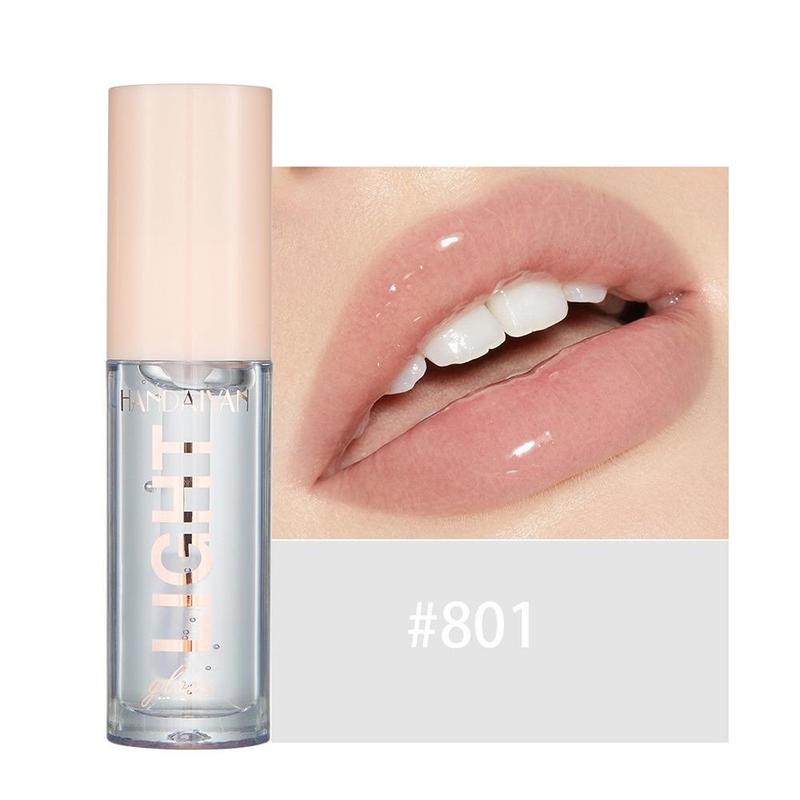 Portable Shiny Lip Gloss, Long Lasting Lip Gloss, Tinted Moisturizing Liquid Lip Balm Hydrating Glossy Lip Glaze Stick, Lip Maximizer Lip Care Lipstick