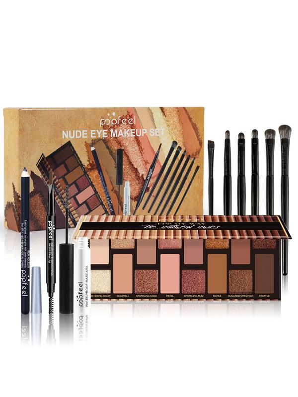 All In One Makeup Kit(Eyeshadow,Primer,Concealer,lipstick,lipgloss,Eyeliner,Eyebrow,Makeup brushe,Mascara &more)