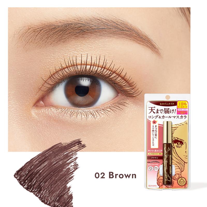 [Heroine Make Official Store] KissMe Heroine Make Long UP Mascara Super Waterproof, 24 hours Curl-Hold, Beauty Serum Essence contained everyday curl mascara viral  mascara waterproof mascara