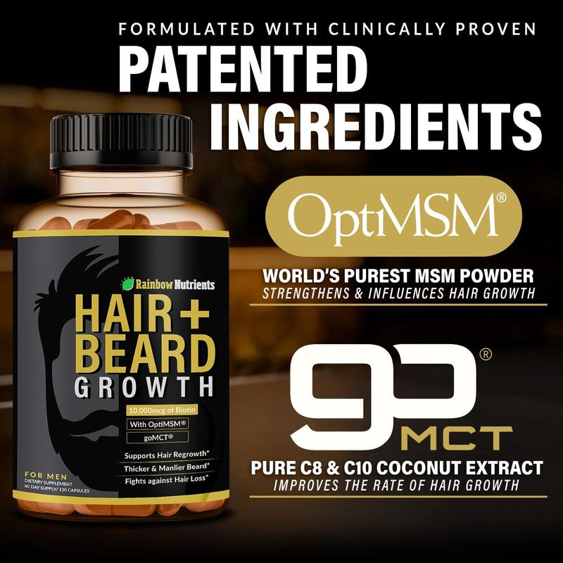 Hair + Beard Growth for Men