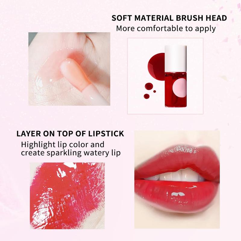 Lip Tint Stain, Lip Glosses, Moisturizing Lip Stain, Lip Tint, Skin Tint, Lip-Plumping, Non-sticky, Long Lasting Lip Makeup