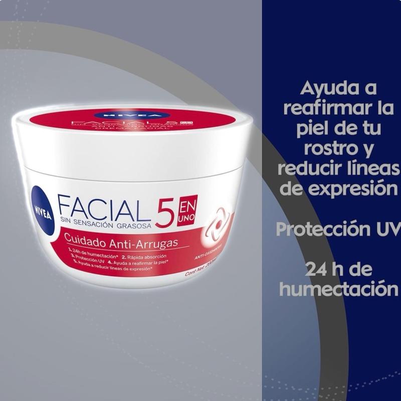 NIVEA Facial 5 in 1 Skincare Moisturizers for Hydrating, Toning, Refining Pores, Evening Skin Tone and Protecting Against Sunlight