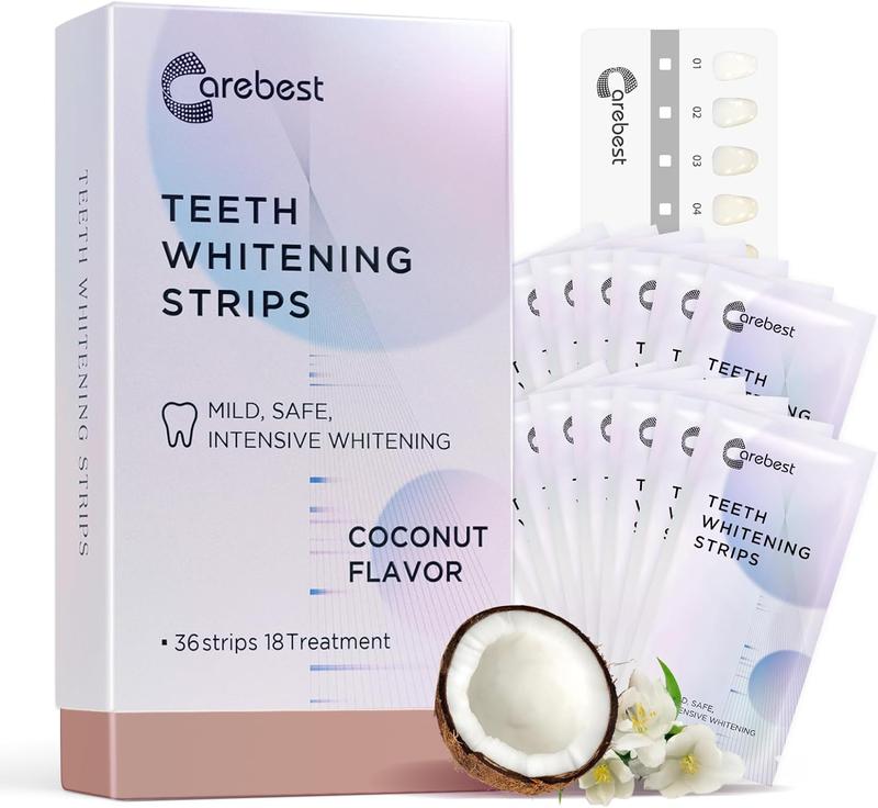 Coconut whitening strips,coconut oil whitening enamel  whitening strips Oral Essence