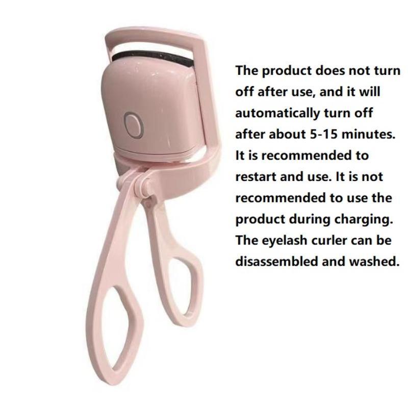 Quick-heating Electric Eyelash Curler, Portable Effortless Long-lasting Eye Makeup Tool for Easy Home Use, Professional Makeup Tools for Women, Christmas Gift