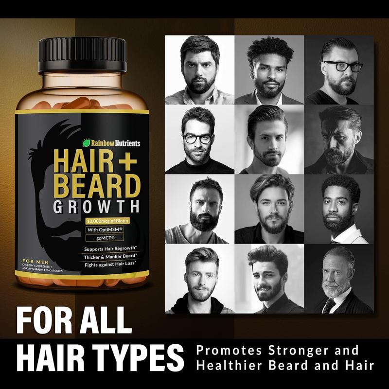 Hair + Beard Growth for Men