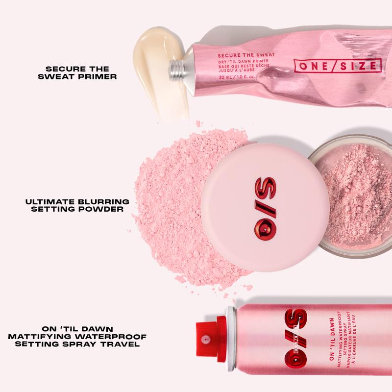 Limited Edition Build-a-Beat Birthday Value Set - Allure Best of Beauty Best Loose Powder of 2024, Glamour Beauty Awards Best Setting Spray of 2023, Secure The Sweat Waterproof Mattifying Primer