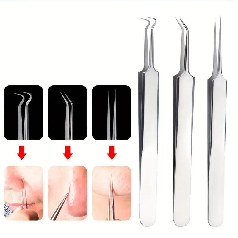 Blackhead Remover Kit, 1 Box Professional Blackhead Pimple Remover Kit, Facial Pimple & Blackhead Remover Tool, Makeup Tools