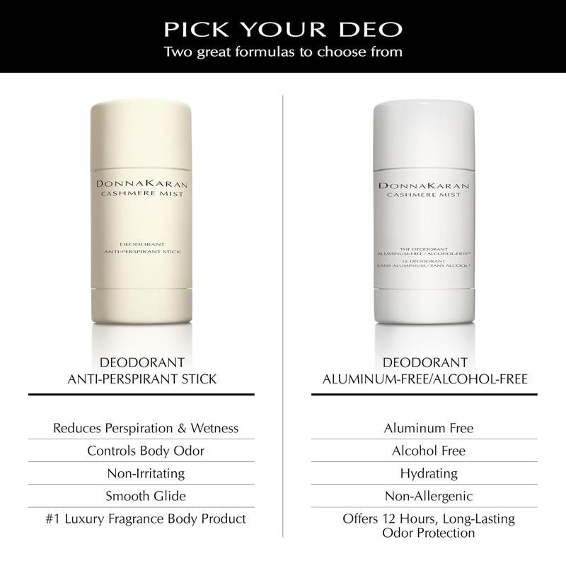 Donna Karan Cashmere Mist Aluminum Free Deodorant Stick for Women, 100% Aluminum & Alcohol Free, 1.7 Oz. Donna Karan Donna Karan