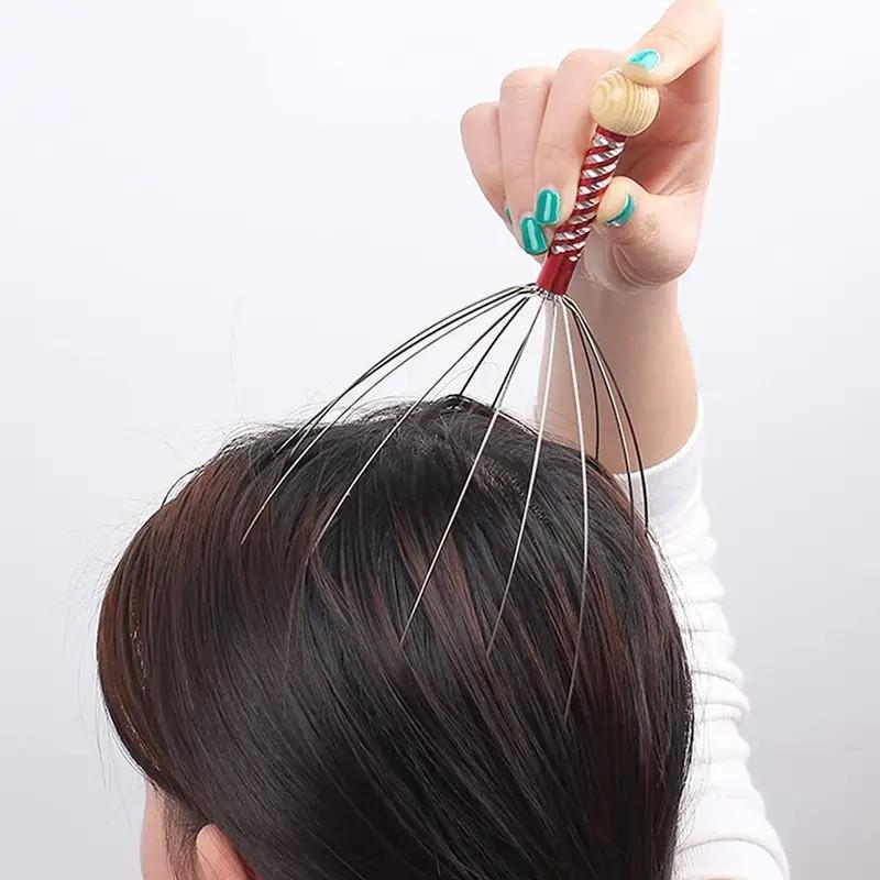 Scalp Massager, 3pcs set Handheld Manual Scalp Massager for Deep Relaxation, Head Scratcher for Stress Relief