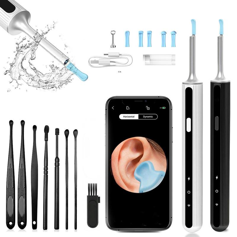 Wireless Visual Ear Pick, USB Rechargeable Ear Wax Removal Tool with Camera & Ear Pick Set, Easy and Safe Earwax Removal Kit