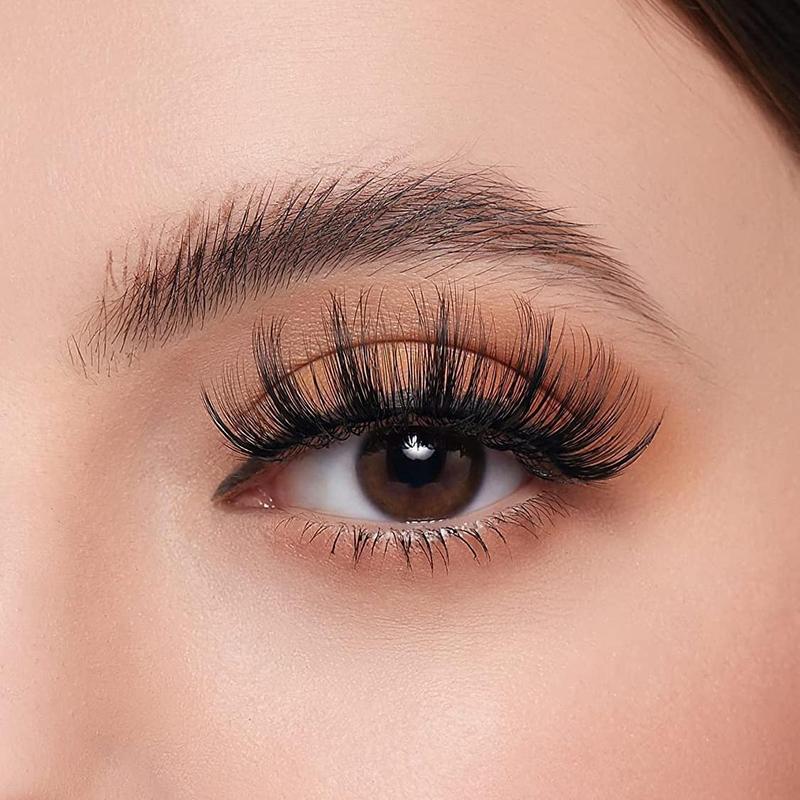 Fluffy Lash Clusters, Natural Curling Mini Makeup Strip Lash, Lightweight Lash Extensions for Lashes Extensions, Women & Girls Eye Makeup Enhancement, Eyelashes Extensions, Christmas Gift