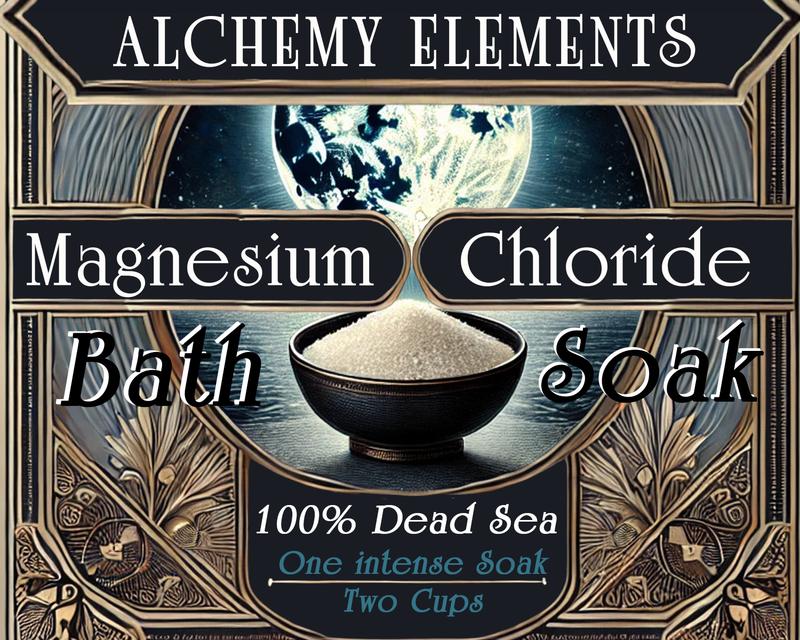 Pure Magnesium Chloride Bath Soak by Alchemy Elements 12.5oz