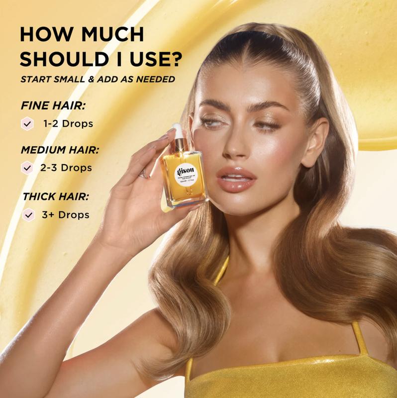 Gisou Honey Infused Hair Oil - For Soft and Healthy Hair