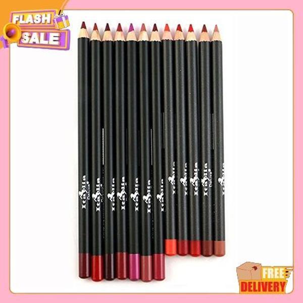 12pc Italia Deluxe Ultra Fine Lip Liner set of 12 color