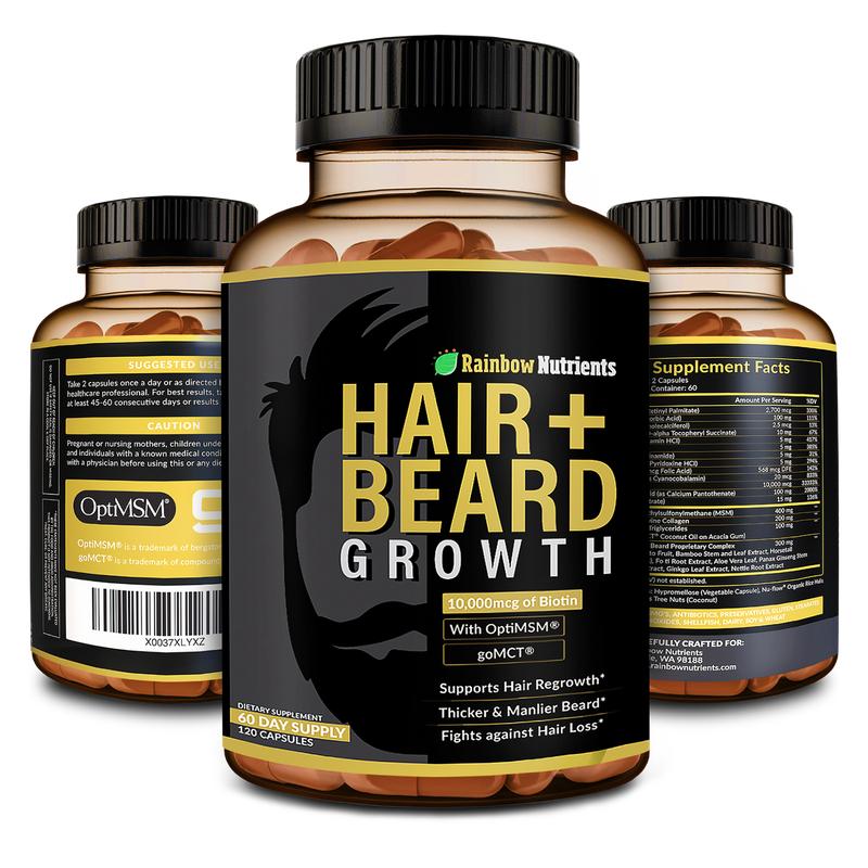 Hair + Beard Growth for Men