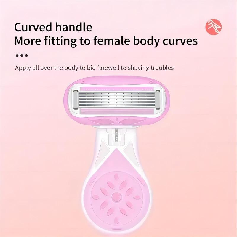 Portable Manual Shaver, 1 Count Multi-functional 5-layer Design Hair Removal Tool For Women