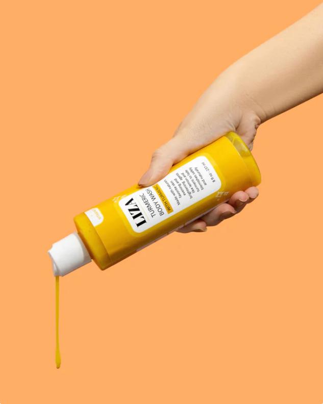 Turmeric body wash ( with lemon essential oil)