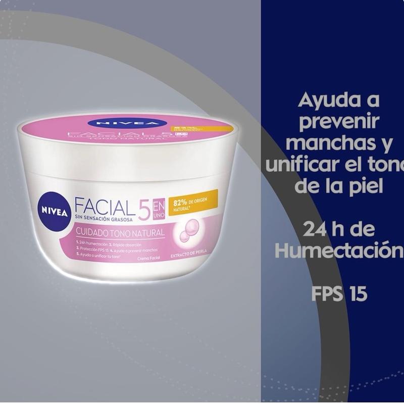 NIVEA Facial 5 in 1 Skincare Moisturizers for Hydrating, Toning, Refining Pores, Evening Skin Tone and Protecting Against Sunlight