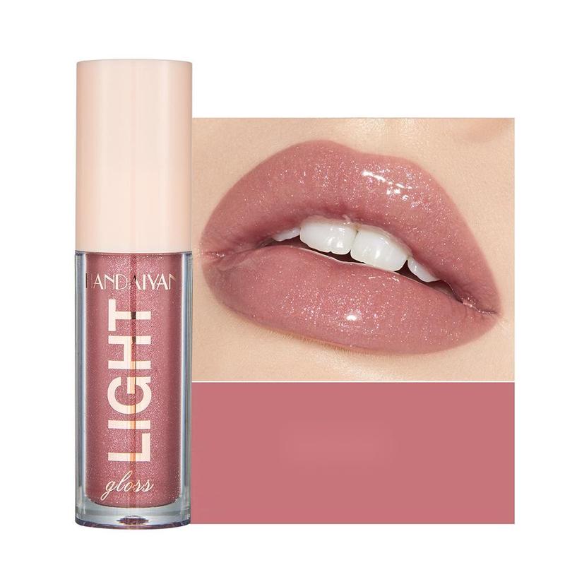 Portable Shiny Lip Gloss, Long Lasting Lip Gloss, Tinted Moisturizing Liquid Lip Balm Hydrating Glossy Lip Glaze Stick, Lip Maximizer Lip Care Lipstick