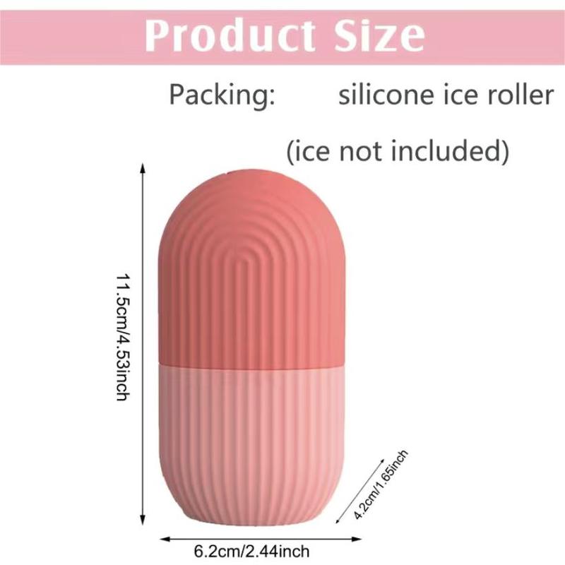 Portable Ice Face Roller, Facial Contour Massager For Naturally Conditioning, Facial Mold Cube Ice Roller, Ice Compress Skin Care Tool