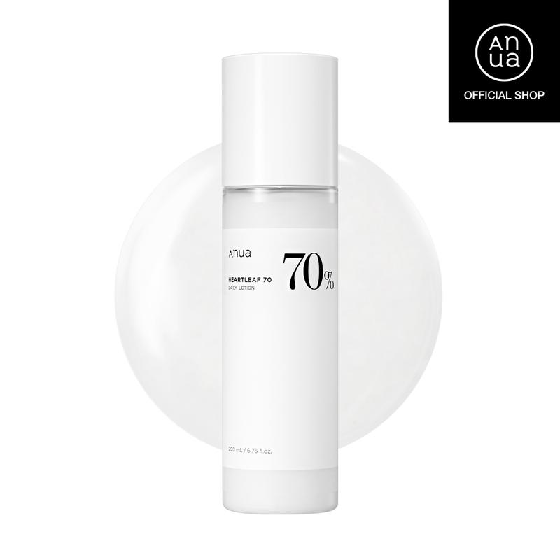 [Anua Official Shop] Heartleaf 70 Daily Lotion 6.76 fl.oz. (200ml) ｜Oily-skin moisturizers, Comfort & Hydrate Moisturizer, Korean skin care