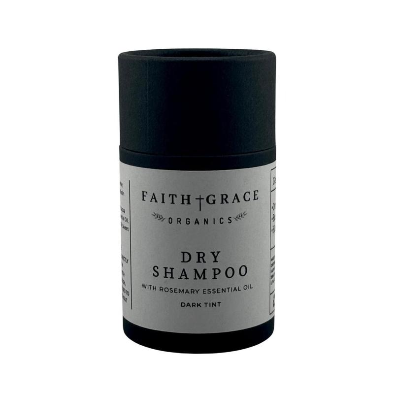 Organic Dry Shampoo Dark Tint For Brunettes, with Rosemary Essential Oil