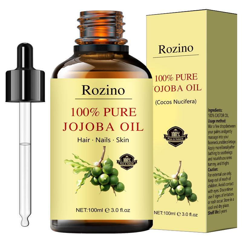 Jojoba Skincare Essential Oil, Moisturizing Facial Serum, Refreshing And Non Greasy Essence, For Facial Hair And Body